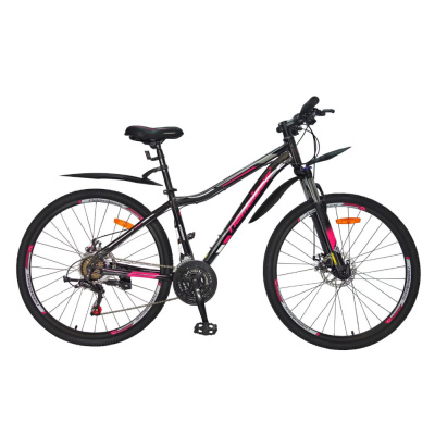 Велосипед 27.5" Nameless S7200DW, Черный/Розовый