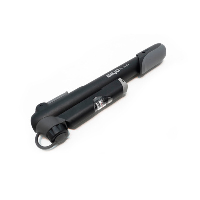 Насос GIYO, aвто/вело ниппель, пластиковый  корпус, Max 80psi, Тайвань, инд. уп.