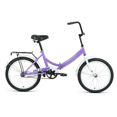 Велосипед ALTAIR CITY 20 (20" 1 ск. рост. 14" скл.) 2020-2021, розовый/белый, RBKT1YF01005			