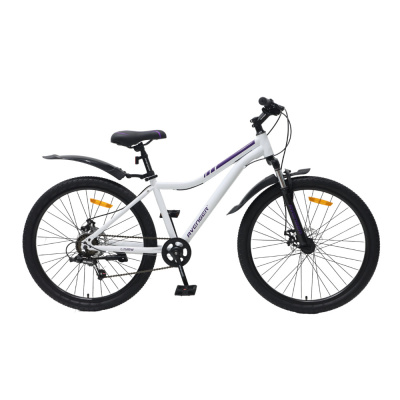 Велосипед 26" AVENGER C261DW, белый/фиолетовый