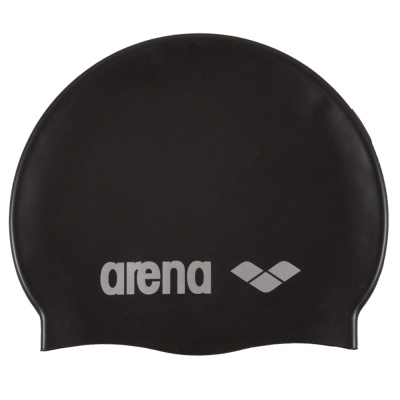 Шапочка для плав. "ARENA Classic Silicone", арт.9166220-055, ЧЕРНЫЙ, силикон