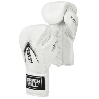 Боксерские перчатки SUPREME белые (10 oz)