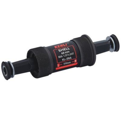 Каретка-картридж MTB BC 1.37"X24T L/R 68/113 мм, стальные чашки, стальной корпус, 2 промподшипника, 