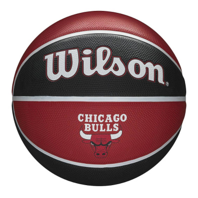 Мяч баск. WILSON NBA Team Tribute Chicago Bulls, арт.WTB1300XBCHI, р.7, резина, бут. кам, красно-чер