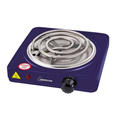 Электроплитка HomeStar HS-1103, конфорка, спираль(ТЭН) 1 кВт, чугун, серия сапфир 8750