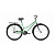 Велосипед ALTAIR CITY LOW 28 (28" 1 ск. рост. 19") 2023, зеленый/черный, RB3C8100FXGNXBK