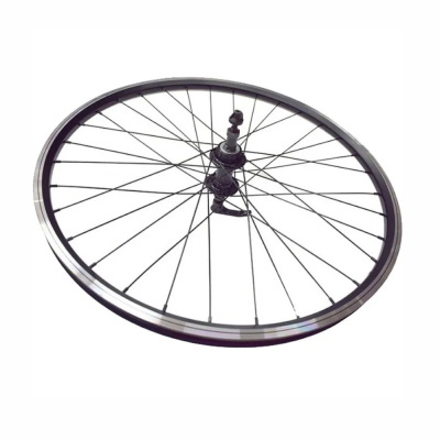 Колесо заднее, 26'', WZ-201R, 32 отв., 135 мм, 3/8" (гайка), под V-brake, под трещотку 6/7 ск., двус