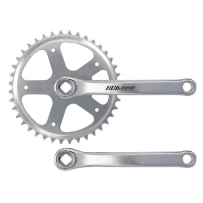 Шатуны 1/2"х1/8" 44 зуб. 165мм HDL-S140 GOLDEN SWALLOW "под ромб" стальные хромированные