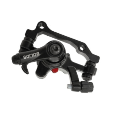 Суппорт дискового тормоза (перед. диск 180 мм и зад. диск 160 мм) ЧЕРНЫЙ прямоугольные колодки