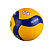 Мяч вол. "MIKASA V200W", р.5, оф.мяч FIVB, FIVB Appr, синт.кожа (микрофиб), 18пан, клееный, желт-син