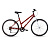 Велосипед ALTAIR MTB HT 26 low (26" 6 ск. рост. 17") 2022, красный/белый, RBK22AL26125