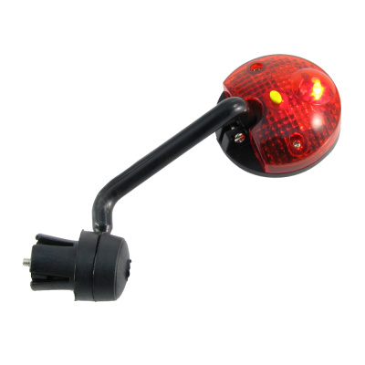 Зеркало круглое D:2" выпуклое с красным фонариком