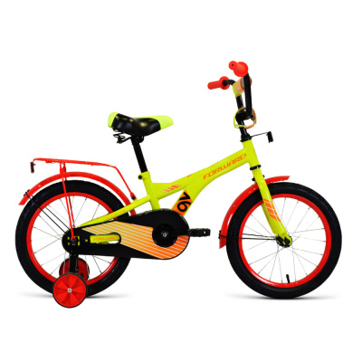 Велосипед FORWARD CROCKY 16 (16'' 1ск.) зеленый/желтый