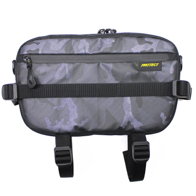 Сумка BIKE TOUR на руль, цвет серый принт, р-р 31х18х8 см. PROTECT™ 555-694