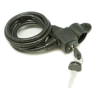 Замок TY-509 8х1500мм с ключом и держателем, в торг.уп.