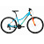 Велосипед FORWARD JADE 27,5 1.0 (27,5" 21 ск. рост. 16.5") 2022, бирюзовый/желтый, RBK22FW27751