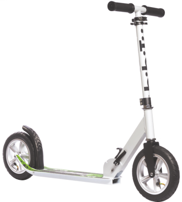 Самокат BIBITU GROSS SKL-037-AWS, надувные колеса, Белый