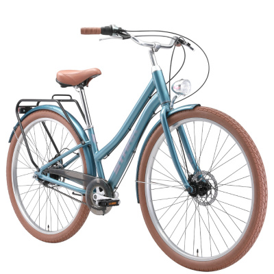 Велосипед Stark'25 Comfort Lady 28 D темно-бирюзовый/лавандовый S/14.5"