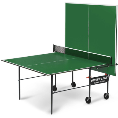 Стол теннисный Start line Olympic Optima Green с сеткой
