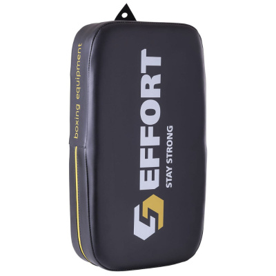 Макивара Effort 2 ручки E656 44х24х9, к/з, черный