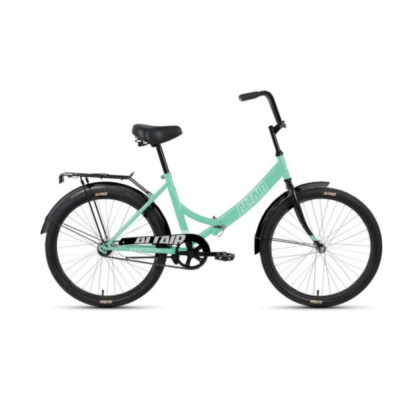 Велосипед ALTAIR CITY 24 FR (24" 1 ск. рост. 16" скл.) 2023, мятный/серый
