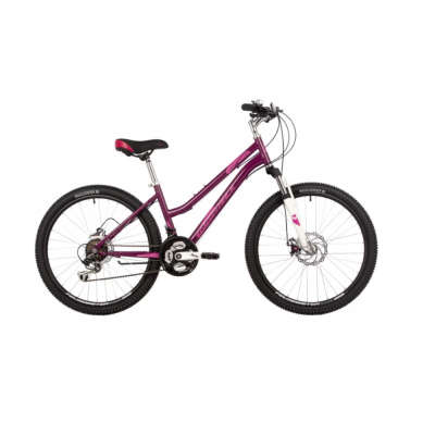 Велосипед NOVATRACK 24" JENNY PRO сталь 14'', вишневый, 18 скор. TY21/TS-38/TZ500/SG-6S, диск.торм S