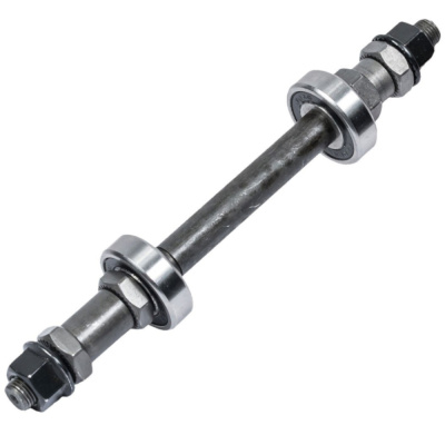 Ось заднего колеса,"МТВ",под эксцентрик, черная,с пром.подшипн,Shunfeng.L:3/8"х130х145мм,под 2711-10