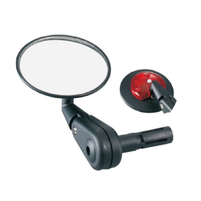 Зеркало DX-2002BF 3", выпуклое, с мигалкой