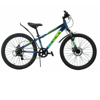 Велосипед STELS 24” Navigator-400 MD (12" Черный/Желтый)