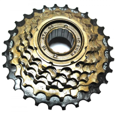 Звезда задняя, трещотка, KDF-611, 6 ск., 14-28T, KANGDI, 1FW611000057