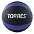 Медбол "TORRES 3 кг", арт.AL00223, резина, диаметр 21,9 см, черно-сине-белый