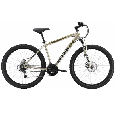 Велосипед Stark'23 Tank 27.1 D+ золотистый металлик/зеленый/черный 20"