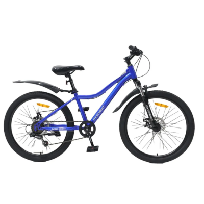Велосипед 24" AVENGER C241D, черный/серебристый