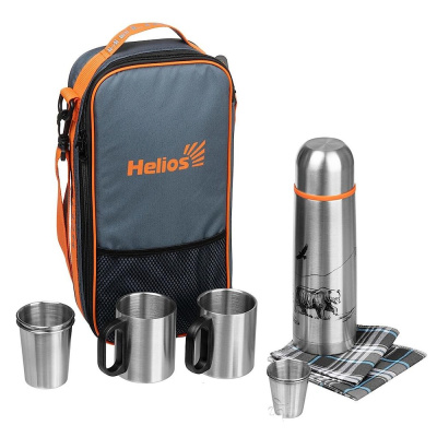 Набор для пикника Prival на 2 персоны с термосом+2 термокружки (HS-PL-TT-2) Helios