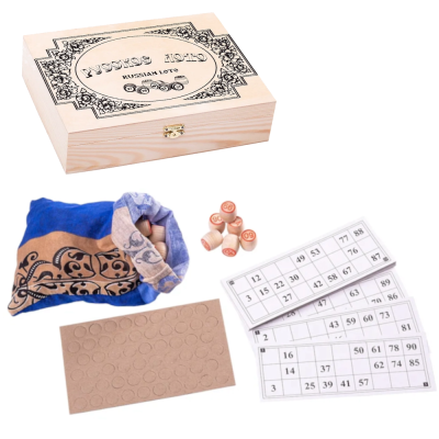 Лото (бочонок дерево) в деревянной шкатулке (271-18) 1/6