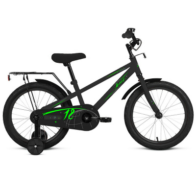 Велосипед FORWARD METEOR 18 (18" 1 ск.) 2023, черный