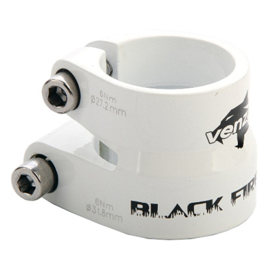 Хомут подседельного штыря VZ-B11C-010, 31.8mm белый