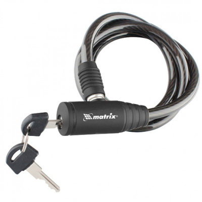 Замок тросовый универсальный, 8 * 1200 мм//MATRIX