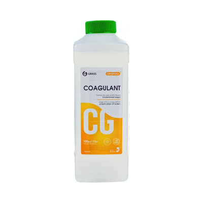 Средство для коагуляции воды CRYSPOOL Coagulant, канистра 1л